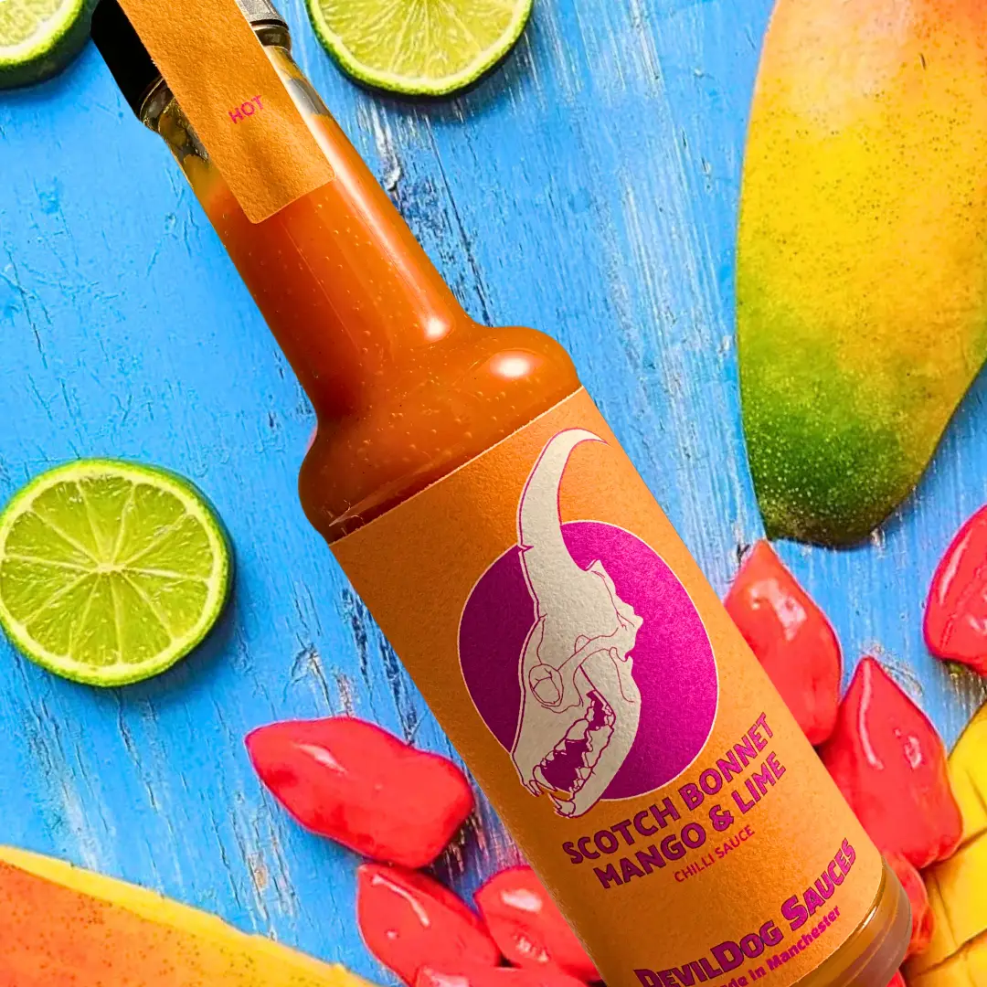 Devil Dog Scotch Bonnet, Mango & Lime Chilli Sauce