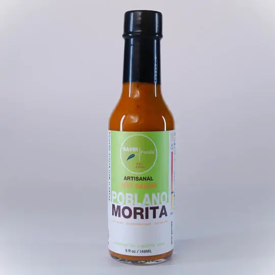 Savir Poblano Morita Hot Sauce