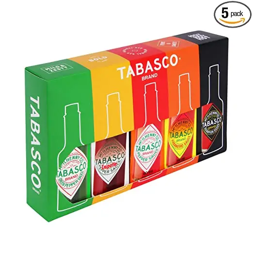 Tabasco Brand Gift Set 5 x 60ml